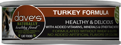 Dave's Naturally Healthy Grain Free Turkey Formula